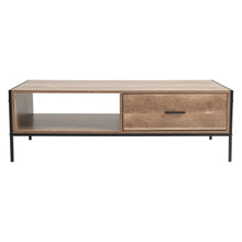Load image into Gallery viewer, Vintage Industrial Coffee Table Drawers Storage Shelf End Table
