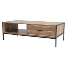 Load image into Gallery viewer, Vintage Industrial Coffee Table Drawers Storage Shelf End Table