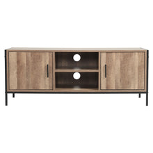 Load image into Gallery viewer, Industrial TV Stand Media Console Table Unit 2 Door Storage Cabinet Furniture