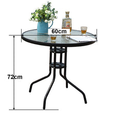 Load image into Gallery viewer, Outdoor Dining Table Set with 2Pcs Foldable Chairs, ZH0015LG0541