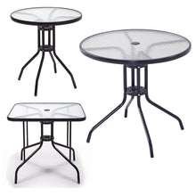 Load image into Gallery viewer, Outdoor Bar Table Glass Coffee Table Dining Table