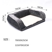 Load image into Gallery viewer, Soft Dog Pet Bed Cushion Mattress Grey