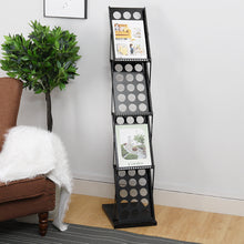 Load image into Gallery viewer, 4 Tier Folding Floor Files Rack