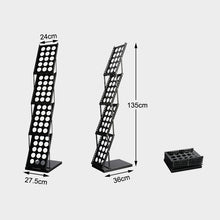 Load image into Gallery viewer, 4 Tier Folding Floor Files Rack
