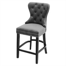 Load image into Gallery viewer, Vintage Buttoned Studded Bar Stools