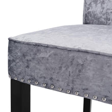Load image into Gallery viewer, Crushed Velvet Tufted Bar Stool