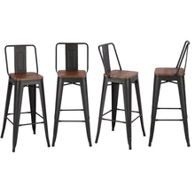 Load image into Gallery viewer, Set of 2/4 Bar High Iron Chairs