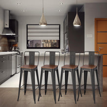 Load image into Gallery viewer, Set of 2/4 Bar High Iron Chairs