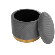 Load image into Gallery viewer, Wide Ottoman with Storage -3 colors !