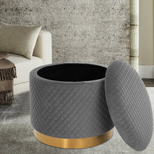 Load image into Gallery viewer, Wide Ottoman with Storage -3 colors !
