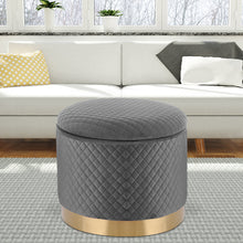 Load image into Gallery viewer, Wide Ottoman with Storage -3 colors !