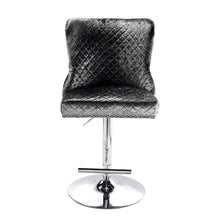 Load image into Gallery viewer, Turfted Velvet Swivel Bar Stool with Lion Head Ring Knocker