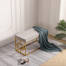 Load image into Gallery viewer, Velvet Upholstered Bench