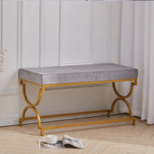 Load image into Gallery viewer, Vevlet Upholstered Bench