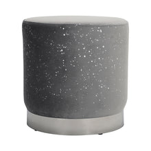 Load image into Gallery viewer, Velvet Round Ottoman Footstool
