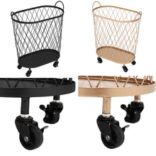 Load image into Gallery viewer, Metal Storage Basket with Castors