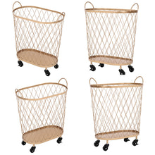 Load image into Gallery viewer, Metal Storage Basket with Castors
