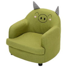 Load image into Gallery viewer, Children Kids animal Sofa Upholstered Armchair