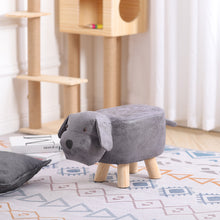 Load image into Gallery viewer, Wide Animal Print footstool Ottoman -3colors