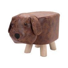 Load image into Gallery viewer, Wide Animal Print footstool Ottoman -3colors