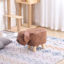 Load image into Gallery viewer, Wide Animal Print footstool Ottoman -3colors