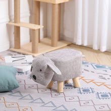 Load image into Gallery viewer, Wide Animal Print footstool Ottoman -3colors