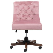 Load image into Gallery viewer, Linen Adjustable Swivel Office Chair Computer Desk Task Chairs