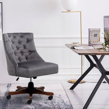 Load image into Gallery viewer, Linen Adjustable Swivel Office Chair Computer Desk Task Chairs