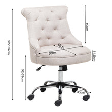 Load image into Gallery viewer, Office Chair Adjustable Height Swivel Study Computer Desk Task Chairs