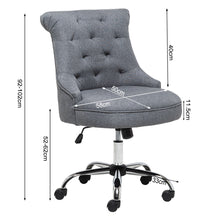 Load image into Gallery viewer, Office Chair Adjustable Height Swivel Study Computer Desk Task Chairs