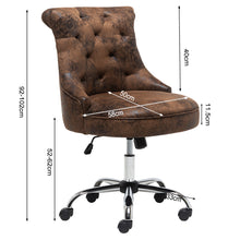 Load image into Gallery viewer, PU Leather Ergonomic Office Computer Chair Home Study Seat Chairs