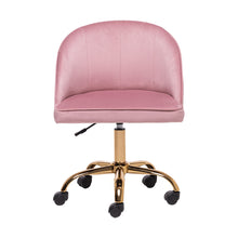 Load image into Gallery viewer, Velvet Office Chair Gas Lift Swivel Executive Computer Seat with Caster