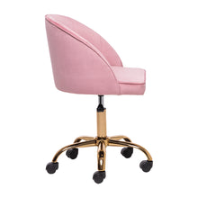 Load image into Gallery viewer, Velvet Office Chair Gas Lift Swivel Executive Computer Seat with Caster