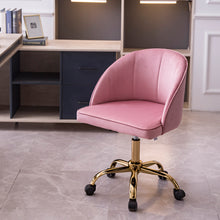 Load image into Gallery viewer, Velvet Office Chair Gas Lift Swivel Executive Computer Seat with Caster