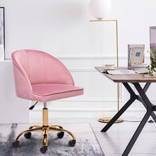 Load image into Gallery viewer, Velvet Office Chair Gas Lift Swivel Executive Computer Seat with Caster
