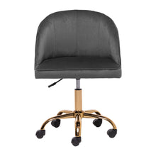 Load image into Gallery viewer, Velvet Office Chair Gas Lift Swivel Executive Computer Seat with Caster