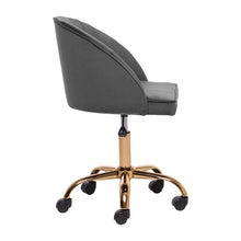 Load image into Gallery viewer, Velvet Office Chair Gas Lift Swivel Executive Computer Seat with Caster