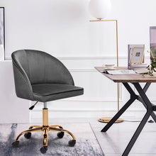 Load image into Gallery viewer, Velvet Office Chair Gas Lift Swivel Executive Computer Seat with Caster