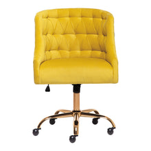 Load image into Gallery viewer, Computer Office Chair Adjustable Height Arms Tufted Back Padded