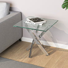 Load image into Gallery viewer, Glass Top Table End Coffee Bistro Bar Table