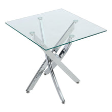 Load image into Gallery viewer, Glass Top Table End Coffee Bistro Bar Table