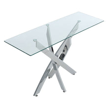Load image into Gallery viewer, Glass Top Table End Coffee Bistro Bar Table