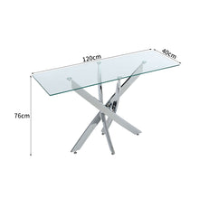 Load image into Gallery viewer, Glass Top Table End Coffee Bistro Bar Table