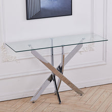 Load image into Gallery viewer, Glass Top Table End Coffee Bistro Bar Table