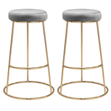 Load image into Gallery viewer, Set of 2 Premier Velvet Bar Stool