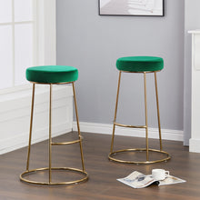 Load image into Gallery viewer, Set of 2 Premier Velvet Bar Stool