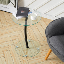 Load image into Gallery viewer, Tempered Glass Dining Table Modern Chrome Cross Legs Kitchen Room Tables