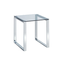Load image into Gallery viewer, Minimalist Style Grey Clear Glass Coffee Table Sofa End Tea Table Console Table