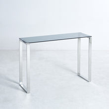 Load image into Gallery viewer, Minimalist Style Grey Clear Glass Coffee Table Sofa End Tea Table Console Table