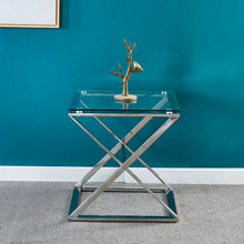 Load image into Gallery viewer, Modern X Shaped Rectangular Coffee Table/Console Table/End Table